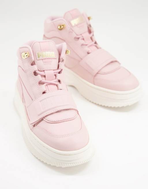 PUMA Deva Boot sneakers in pink ASOS