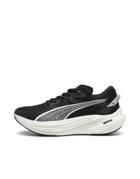 Puma Deviate nitro™ 3 running shoes in puma black-puma white-puma sil - view 1