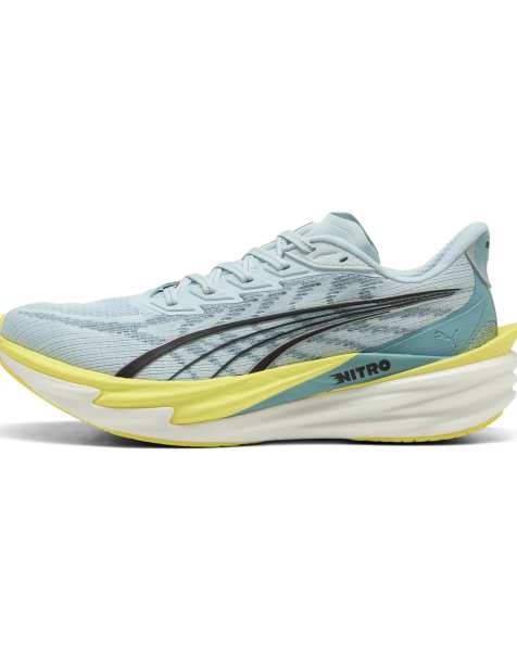 Puma Deviate Nitro 4 running trainers in blue - view 1