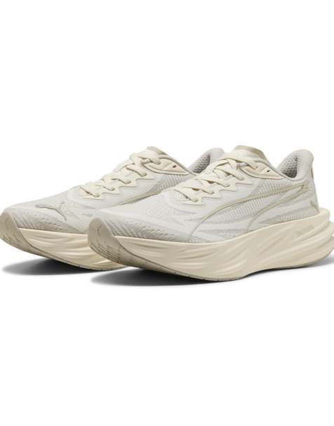 Puma Deviate pure nitro running shoes in white - view 1