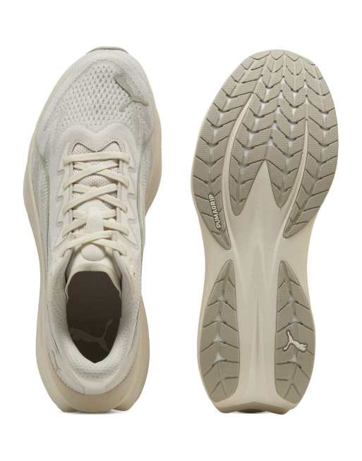 Puma Deviate pure nitro running shoes in white, 4 of 4