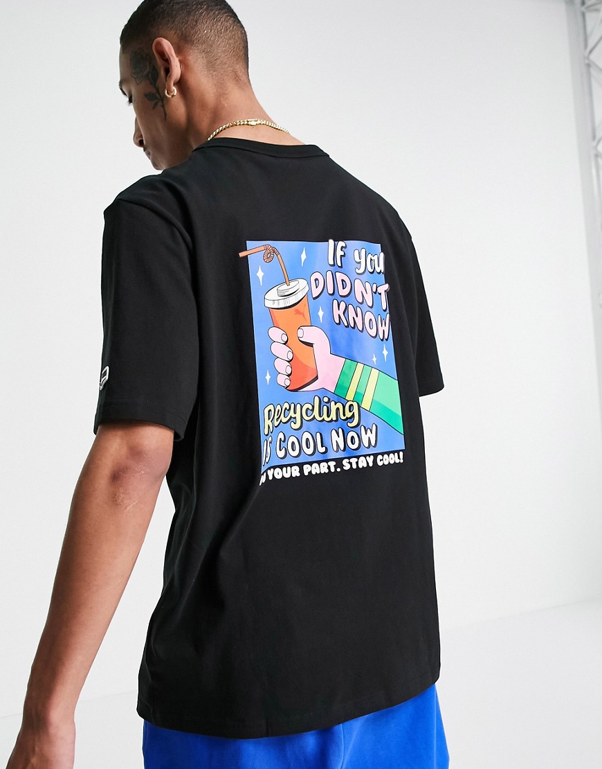 Puma downtown be cool t-shirt in black