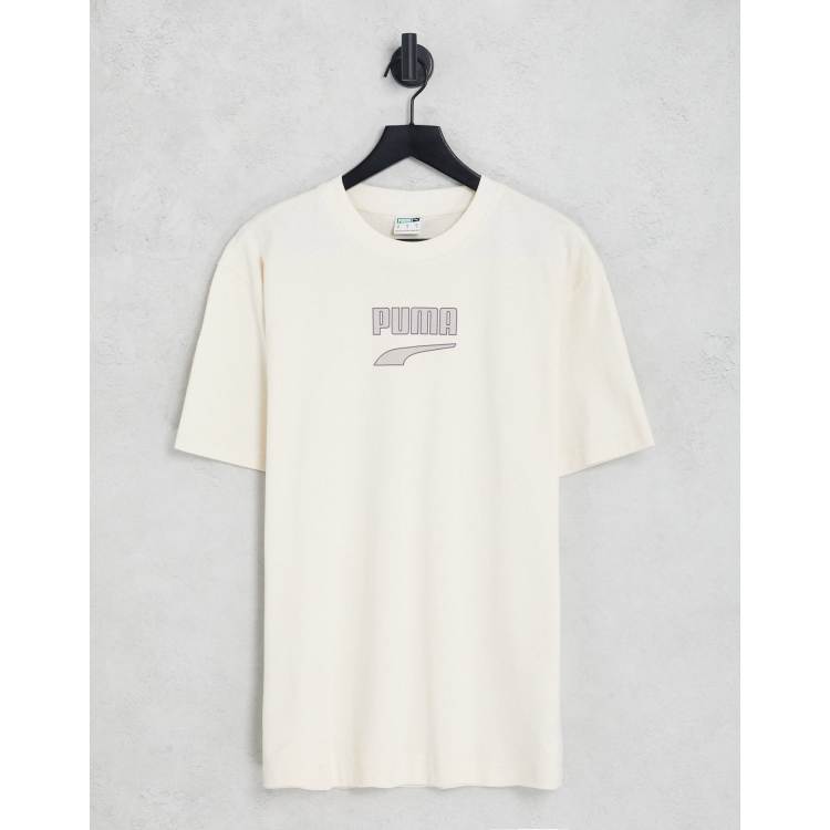 Puma Downtown graphic t-shirt in off-white