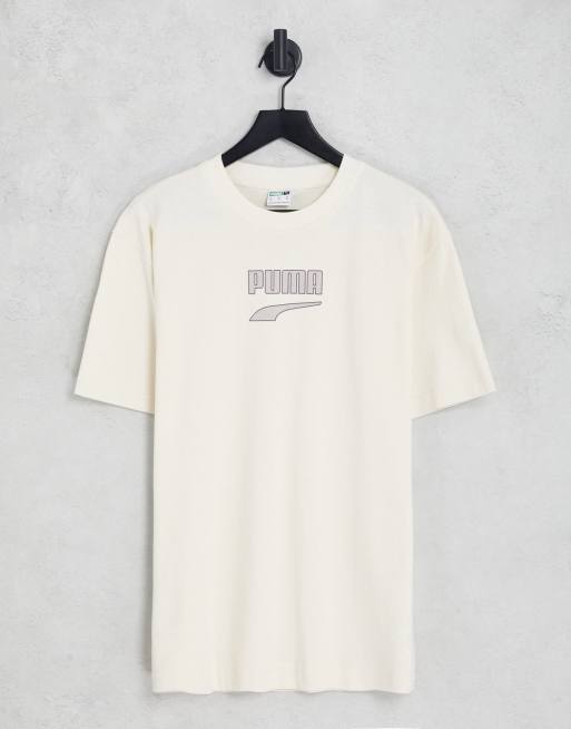 Puma Downtown graphic t-shirt in off-white