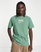 Nautica Competition archive creston t-shirt in green | ASOS