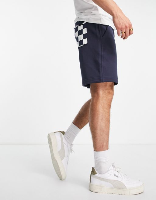 Reebok Iverson basketball shorts in white