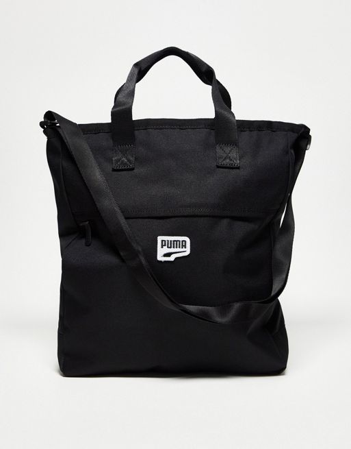 Puma Downtown tote bag in puma black | ASOS