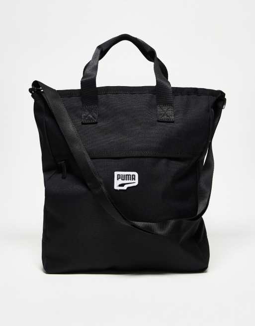 Puma Downtown tote bag in puma black | ASOS