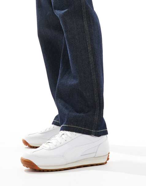PUMA Easy Rider leather sneakers in white - view 1