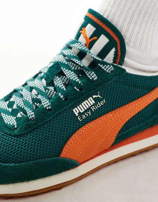 PUMA – Easy Rider Supertifo – Sneaker in Grün und Orange, 4 von 5