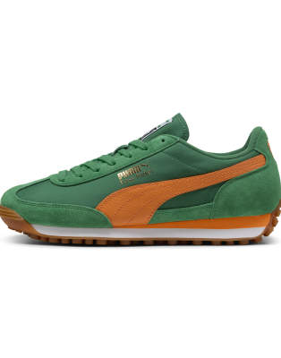  Easy rider vintage sneakers in archive green-rickie orange
