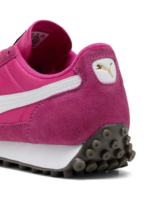 Puma Easy rider vintage sneakers in puma pink-puma white, 2 of 4