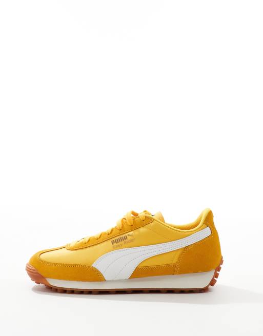 PUMA Easy Rider vintage sneakers in yellow and white | ASOS