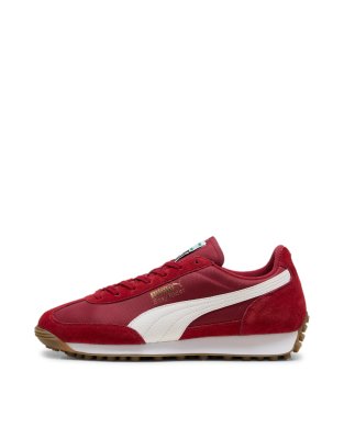 Dark red pumas shop