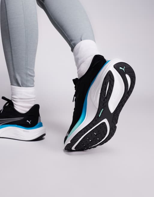 PUMA – Electrify Nitro 4 – Czarno-turkusowe buty sportowe, 3 z 5