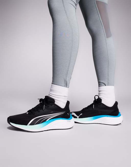 PUMA – Electrify Nitro 4 – Czarno-turkusowe buty sportowe, 5 z 5