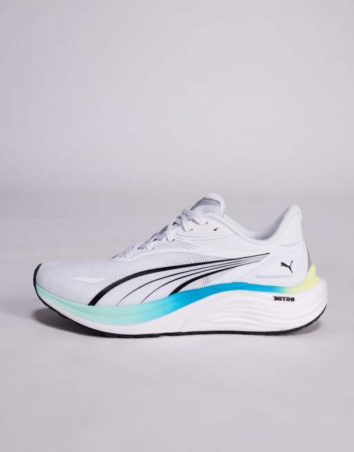Puma Electrify Nitro 4 trainers in white, 2 of 5