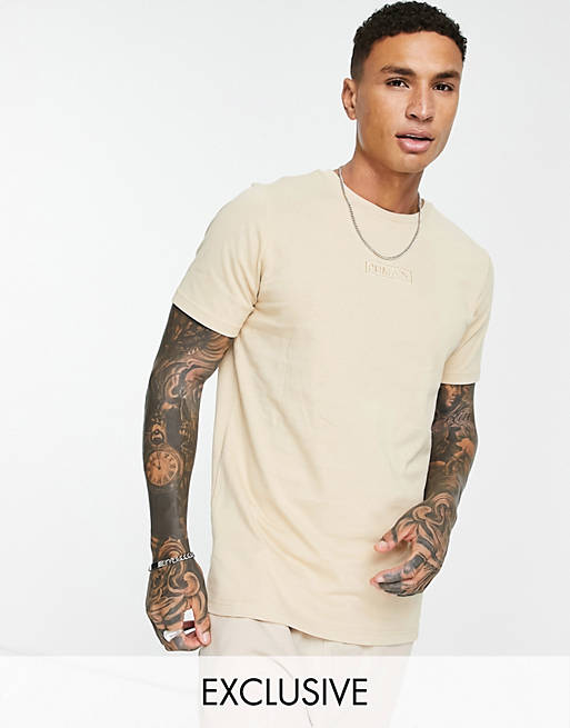 Puma emboidered logo t-shirt in beige - exclusive to ASOS | ASOS