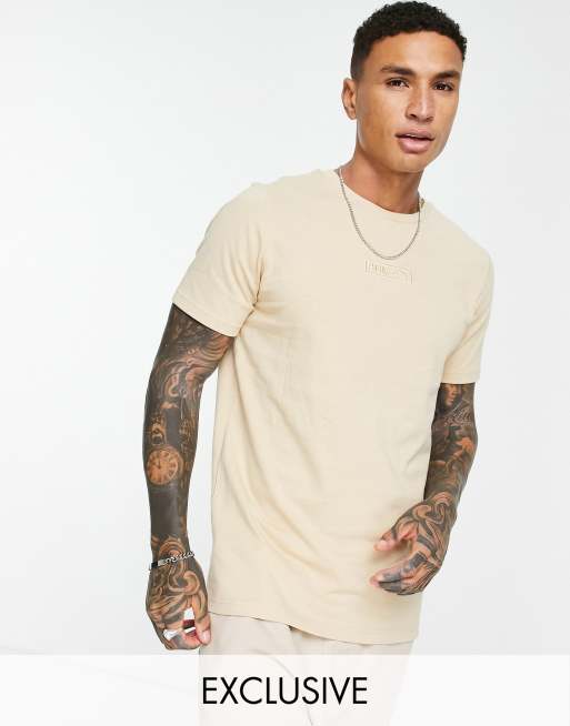 to in t-shirt emboidered - ASOS ASOS | exclusive logo Puma beige