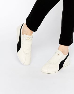 Puma Eskiva White Low Sneakers | ASOS