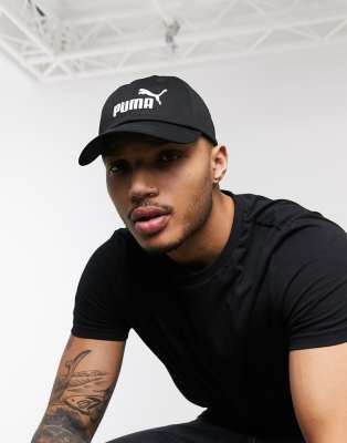 Puma Ess cap in black | ASOS