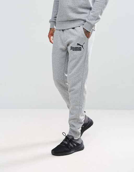 Grey puma tracksuit bottoms new arrivals