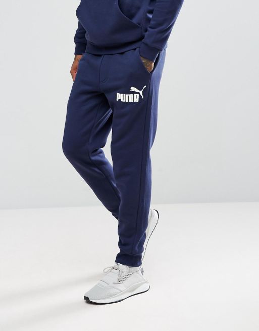 puma joggers navy