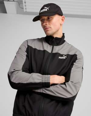Puma Ess no.1 logo baseball cap in puma black