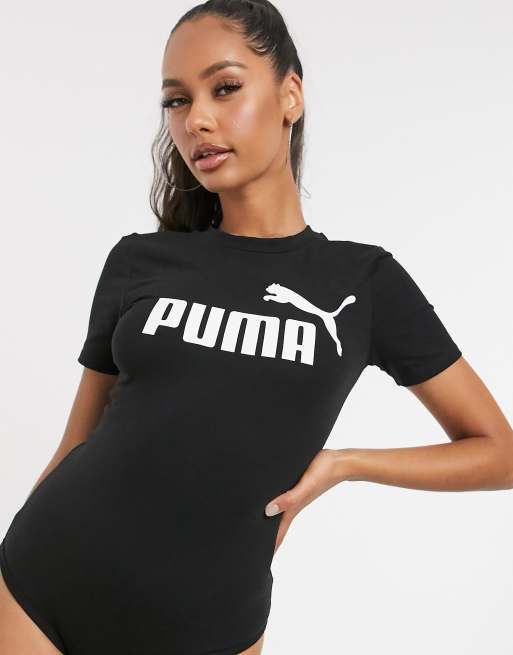 Puma essential bodysuit in black