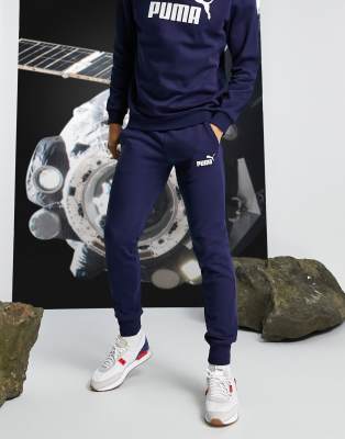 puma navy joggers