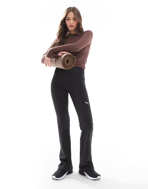 PUMA - Essential - Sorte leggings med svaj - view 1
