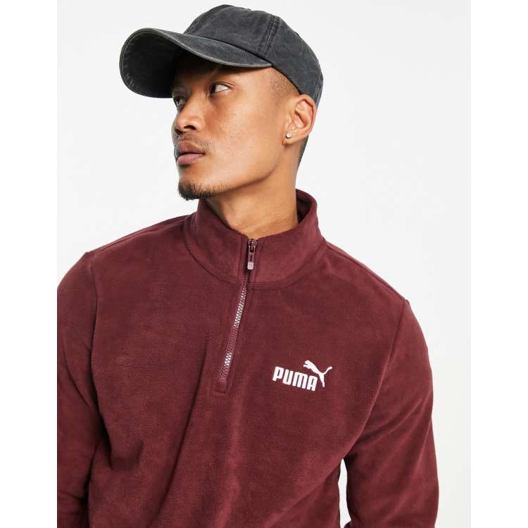 Burgundy on sale puma tracksuit