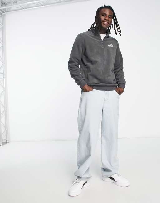 PUMA Men's Essential+ Embroidery Logo Fleece Sweatpants