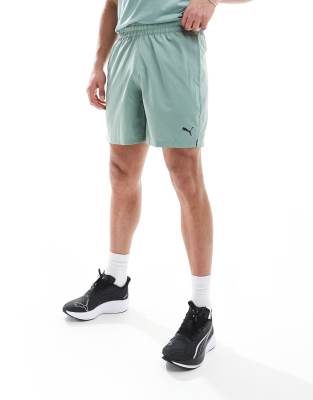 Puma Essentials 7'' shorts in sage-Green