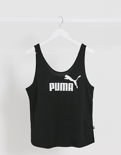 Puma Essentials logo vest in black