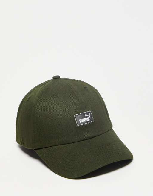 Puma essentials cap in green night