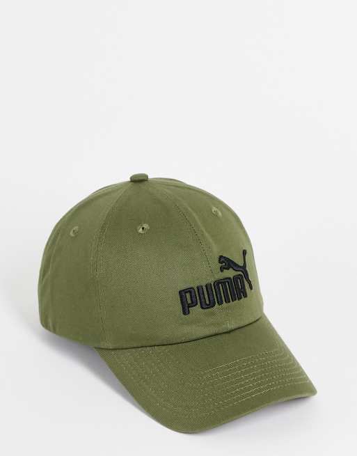 Puma essentials cap in khaki green