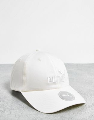Puma essentials cap in off white