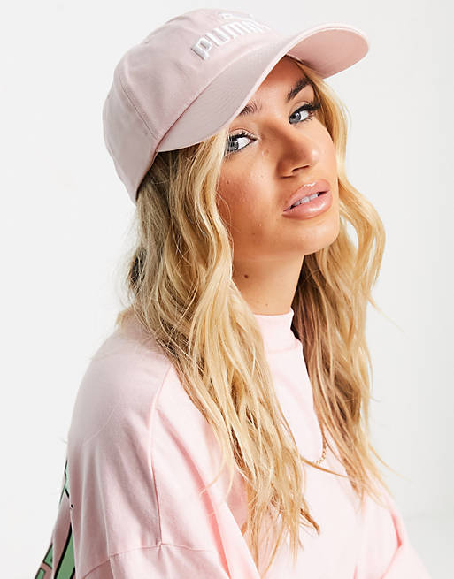Puma essentials cap in pink