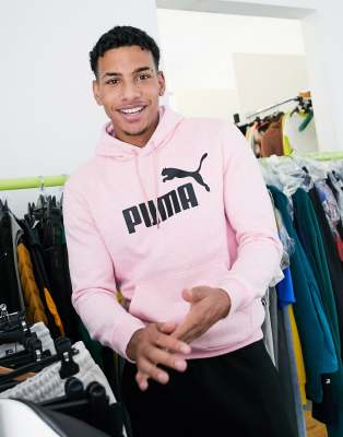 puma essential logo hoodie