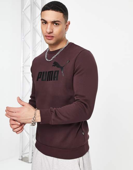 PUMA Felpa con cappuccio e logo grande Essentials uomo