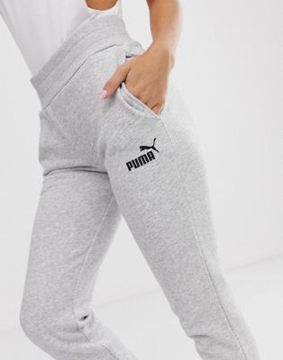 Puma Essentials gray sweat pants | ASOS
