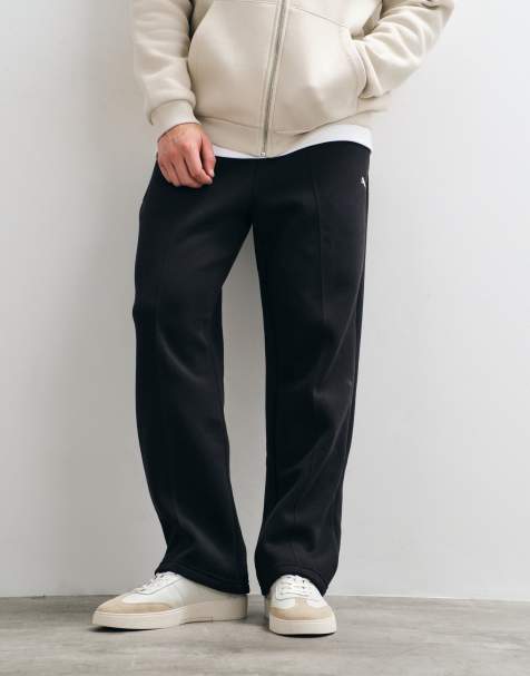 Puma Essentials heavy fleece relaxed sweatpants in black - view 1