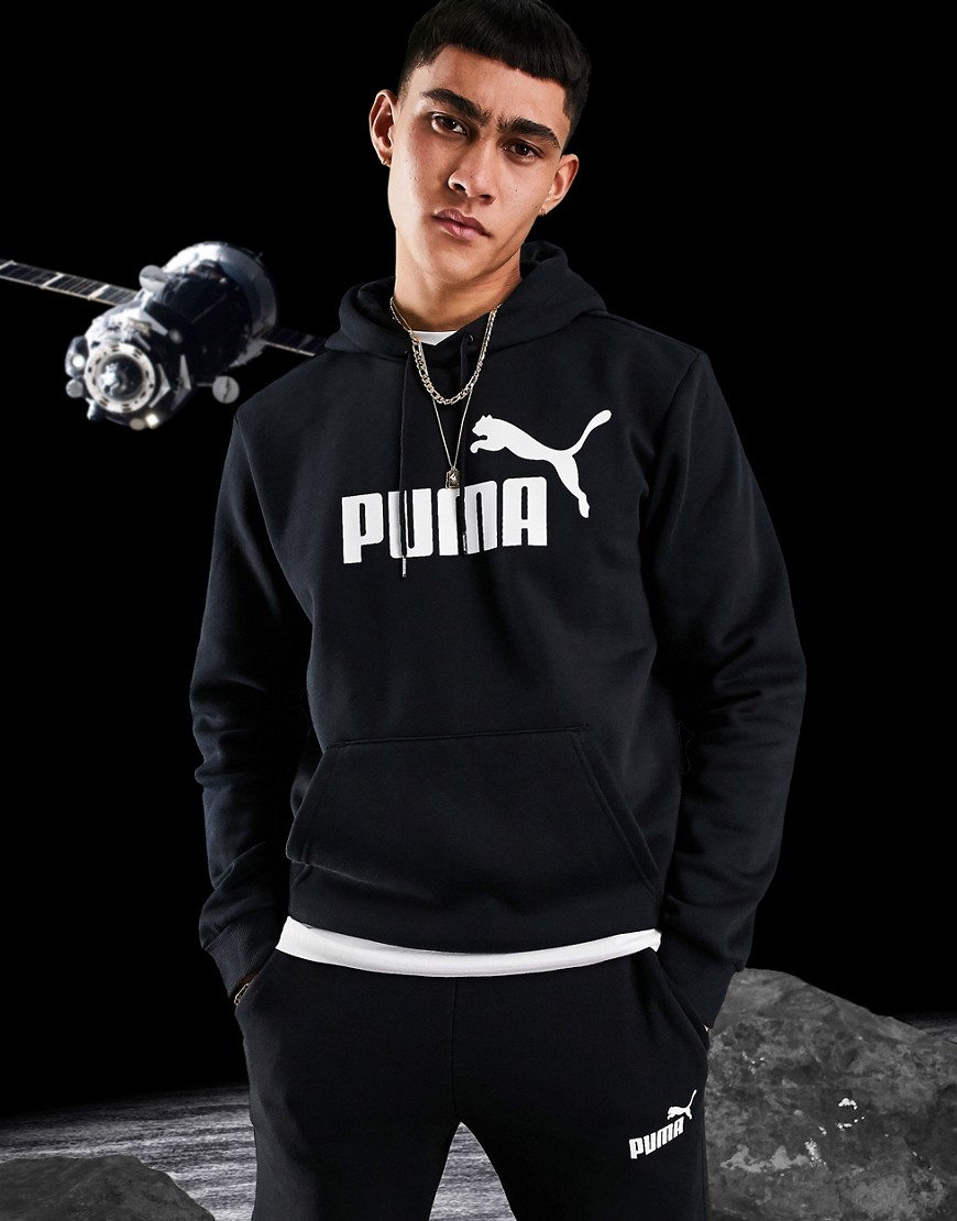 Puma - Essentials - Hoodie met logo in zwart