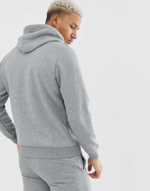 Puma essentials hoodie with small logo in grey new arrivals