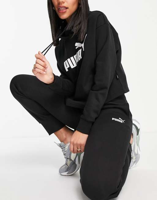 Puma Essentials joggers in black