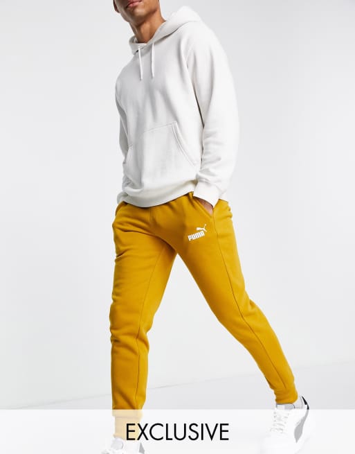 Yellow store puma pants