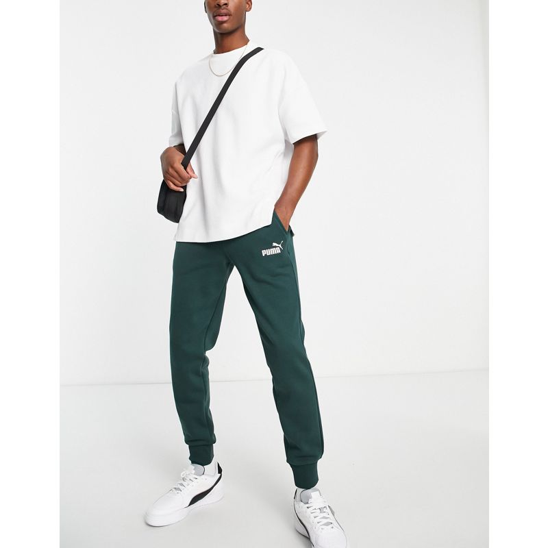 Activewear Uomo PUMA Essentials - Joggers verde scuro
