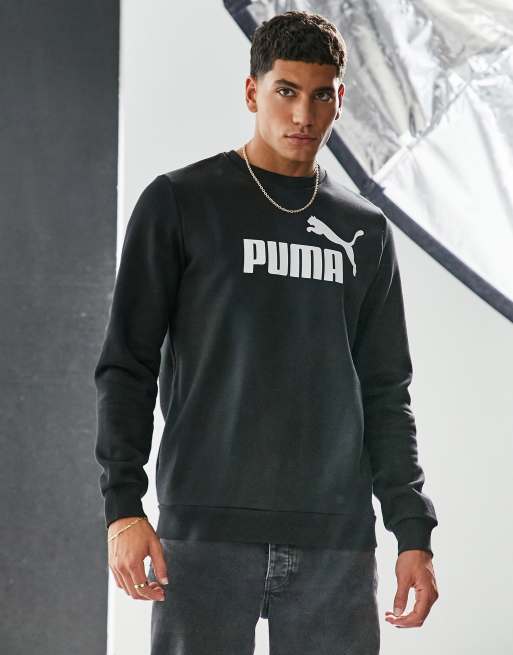 Essentials large logo | sweatshirt ASOS in Puma black