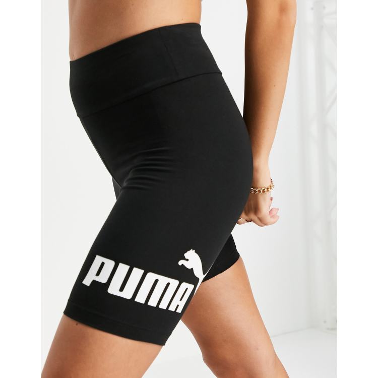 Puma Classics ribbed legging shorts in black, ASOS